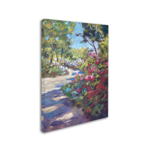 David Lloyd Glover 'Arboretum Garden Path' Canvas Art,24x32